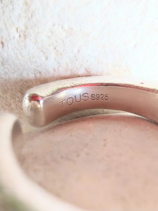 Anillo Tous Duna Tube Plata