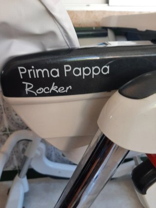 Trona Prima Pappa Rocker para bebé con bandeja