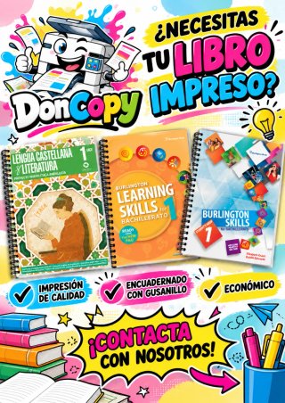 Impresión y encuadernación de libros Bachillerato