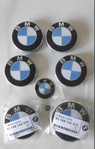 Kit 8 Insignias BMW estilo normal