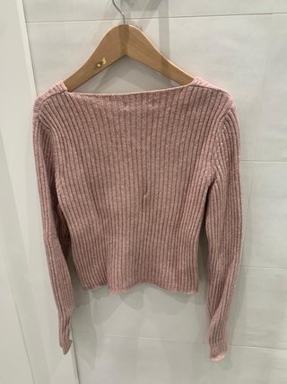 Jersey rosa canale cuello pico talla XS algo bonit