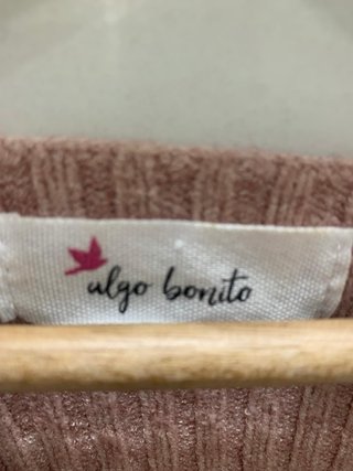 Jersey rosa canale cuello pico talla XS algo bonit