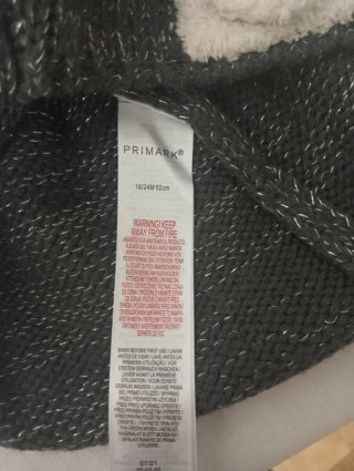 Maglione Primark bimba con orso