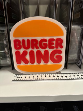 Burger King 3D logo