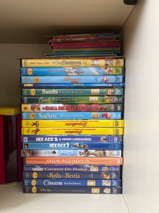 Lote DVDs Infantiles Disney y Más