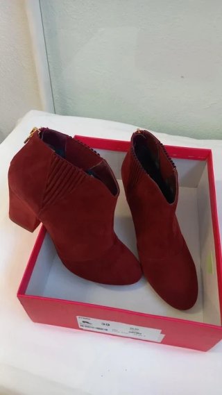 Botines Mariamare Burdeos Talla 39