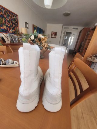 Botines Blancos Stradivarius