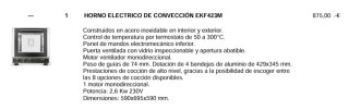 Horno Eléctrico Profesional EKA