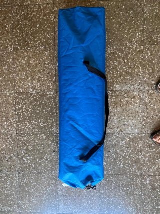 Outsunny Hamaca Doble Plegable Azul