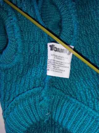Jersey para perro color turquesa