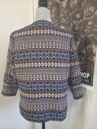 Chaqueta étnica multicolor talla 42