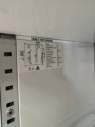 Expositor refrigerado sobremesa