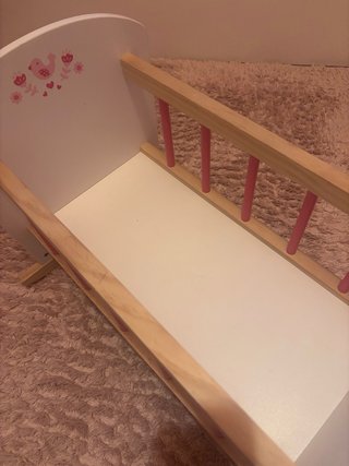 Cuna de Juguete de Madera