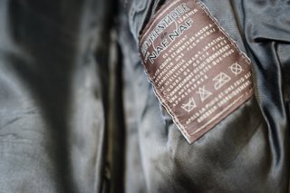 Abrigo Vintage NAF NAF de Cuero