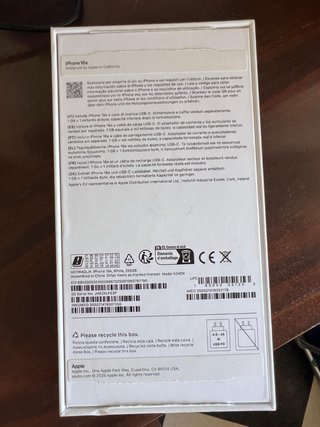 iPhone 16e Blanco 256 GB