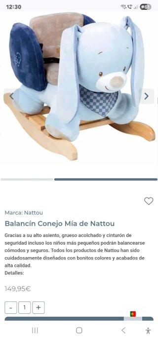 Peluche Perro Balancín Niños