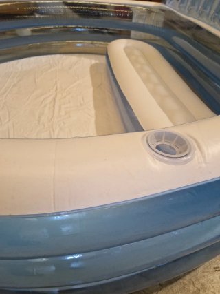 Intex Piscina hinchable redonda con respaldo