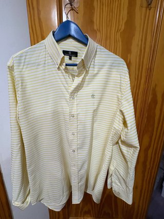 Camisa Centauro Amarilla y Blanca Talla L