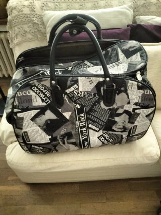 Bolsa con dibujos estampado de Marylin