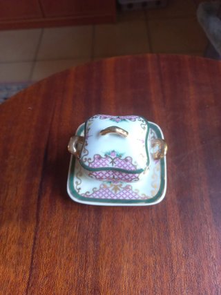 Lote 3 Mini Soperas Porcelana Decoradas