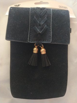 Bolso negro para móvil