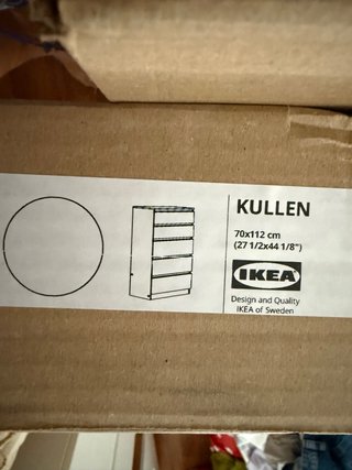 Cómoda IKEA KULLEN Blanca Nueva
