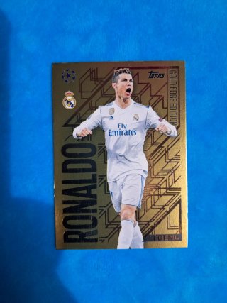Cromo Cristiano Ronaldo Gold Edge Edition