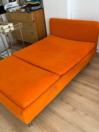Sofá cama Ikea Sohlderman Naranja