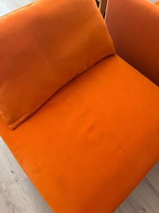 Sofá cama Ikea Sohlderman Naranja
