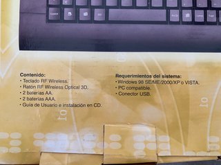 Teclado y ratón inalámbricos