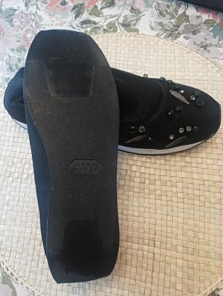 ZAPATILLAS NEGRAS ZARA, T-40