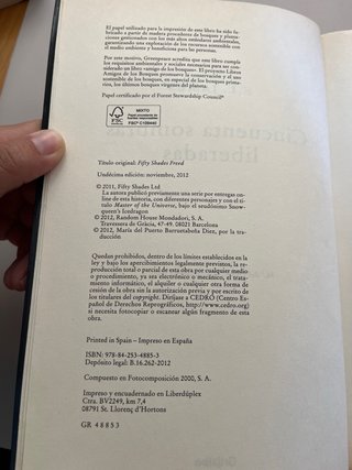 Cincuenta sombras liberadas