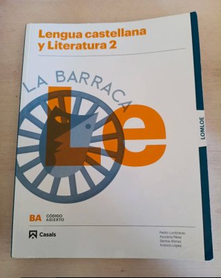 Lengua castellana y literatura 2, Le Bachillerato
