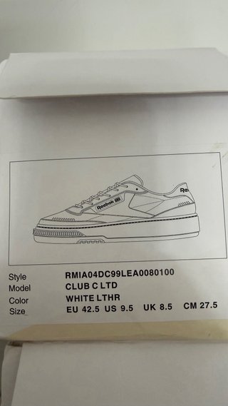 Zapatillas Reebok Club C Beige y Blancas