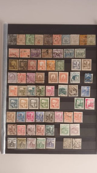 Lote de Sellos de Túnez y Francia