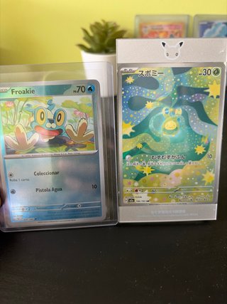 Cartas Pokémon Froakie y Spommy