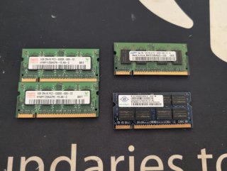 Pack 3 Módulos RAM DDR2 Portátil