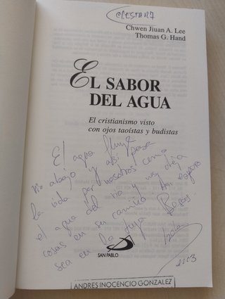 El sabor del agua