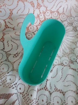 Cesta de Almacenaje Colgante Turquesa