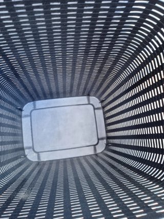 Cubo para Ropa Negro