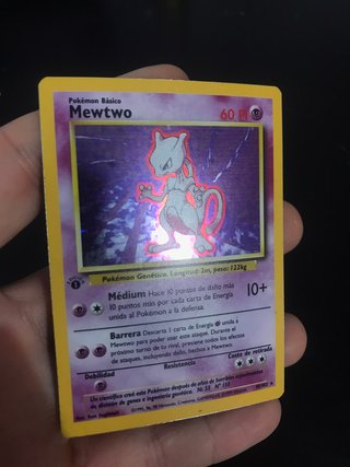 Mewtwo Holo Base Set 1ª Edición Español