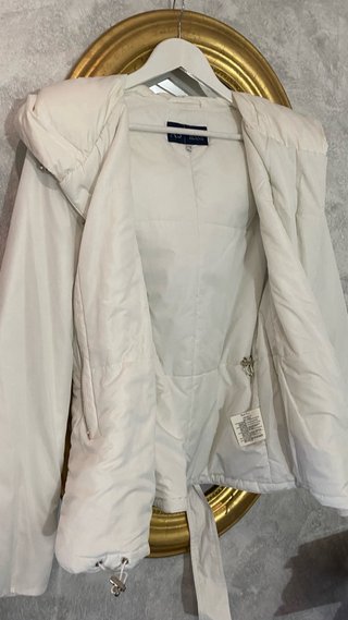Plumas Armani Blanco con Cinturón