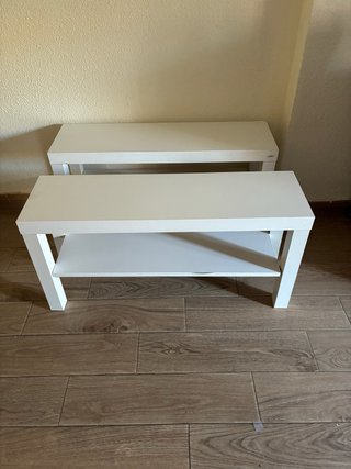 2 Mesas para TV IKEA Blancas
