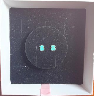 Pendientes Tous Turquesa y Plata