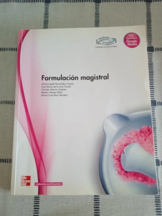 Libro GM Farmacia de Formulación magistral
