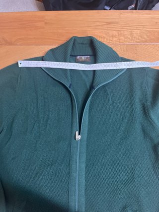 Chaqueta Pertegaz Punto Cremallera Talla 54 Verde
