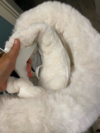 Chaqueta de Esquí Oysho Blanca y Negra Talla m
