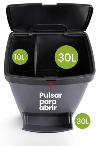 Cubo de Basura con Compartimentos