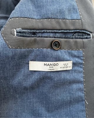 Americana de Hombre Gris