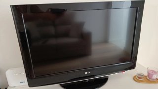 Televisión LG Negra